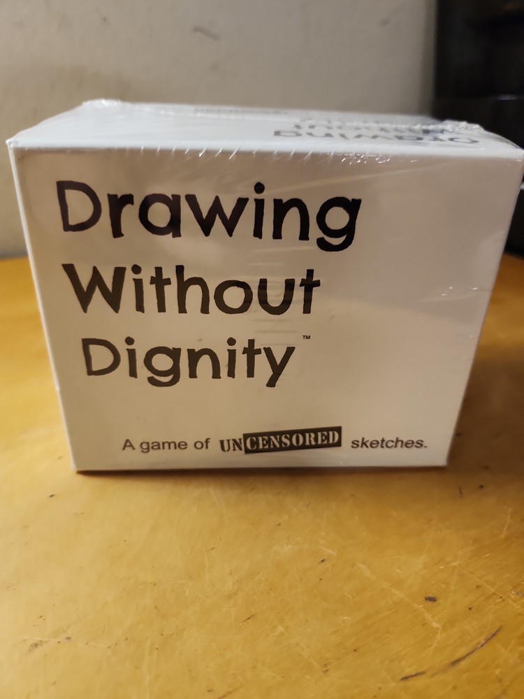 NEW / SEALED Drawing Without Dignity – Adult Party Game of Uncensored Sketches