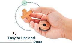 Stylish Wood Tic Tac Toe with X-O Pieces – Perfect Unisex Gift for Adults
