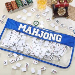 1 PCS American Mahjong Bag – Empty Mahjong Tiles Bag Only with Zippered & Let…