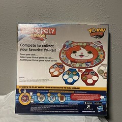 Monopoly Junior Yo-Kai Watch Edition Board Game w/Exclusive Yokai Medal Sealed