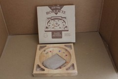 OPEN BOX / Square Roulette Board Game Wood