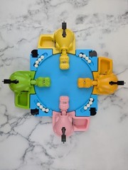 Hungry Hungry Hippos Board Game Tabletop Hasbro 2006 16 Marbles No Box