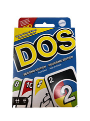 Mattel Uno Dos Second Edition Card Game for 2 to 4 Players Ages 7 Years and Up