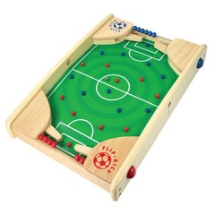 Flipkick: Wooden Tabletop Football/Soccer Pinball Games, Indoor Portable Sport