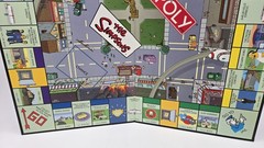 The Simpsons Monopoly Game Welcome To Springfield 2001 Complete Vtg Family Game