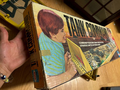 1975 Ideal Tank Command Game – Incomplete, Military Toy Strategic Battle Action
