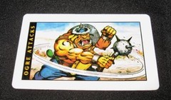 Battle Masters Board Game #4210 1992 ~ Replacement OGRE ATTACKS CARD