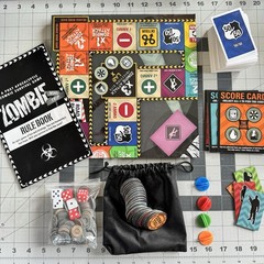 Zombie Road Trip Board Game Post Apocalyptic Zombie Survival Strategy Aquarius