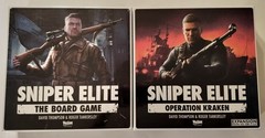 Sniper Elite Core Game Operation Kraken Expansion Board Game Lot Set In Hand