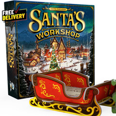 Santa’s Workshop Board Game Standard Edition 2nd Ed Holiday Strategy 2–5 Players