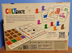 obo CULTivate Board Game .. Atlas Games .. Persuade, Outwit, Rise Above!