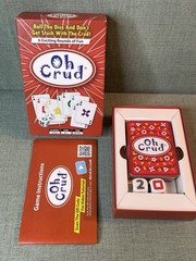 Oh Crud Card & Dice Game for 2 to 6 Players Strategy Card Game Fun Complete