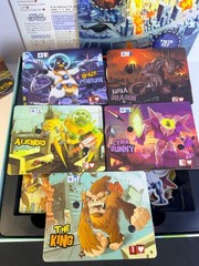 King Of Tokyo Richard Garfield Board Game with Halloween & Power Up Expansions!