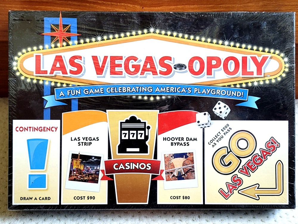 NEW SEALED LAS VEGASOPOLY VEGAS BOARD GAME GREAT FOR ANY COLLECTION