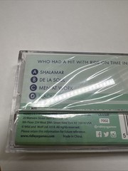 Ridley’s 1980s Music Trivia Game 40 Cards Next Line Challenges