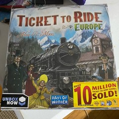Ticket to Ride Europe Board Game Tunnels Ferries Train Stations Strategic