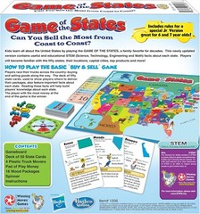 Game of the States Board Game – Family Game Night Kids 8+ & Adults