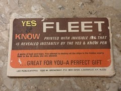 Vintage Yes & Know Invisible Ink Game Book Fleet Edition Lee Publications 1970z