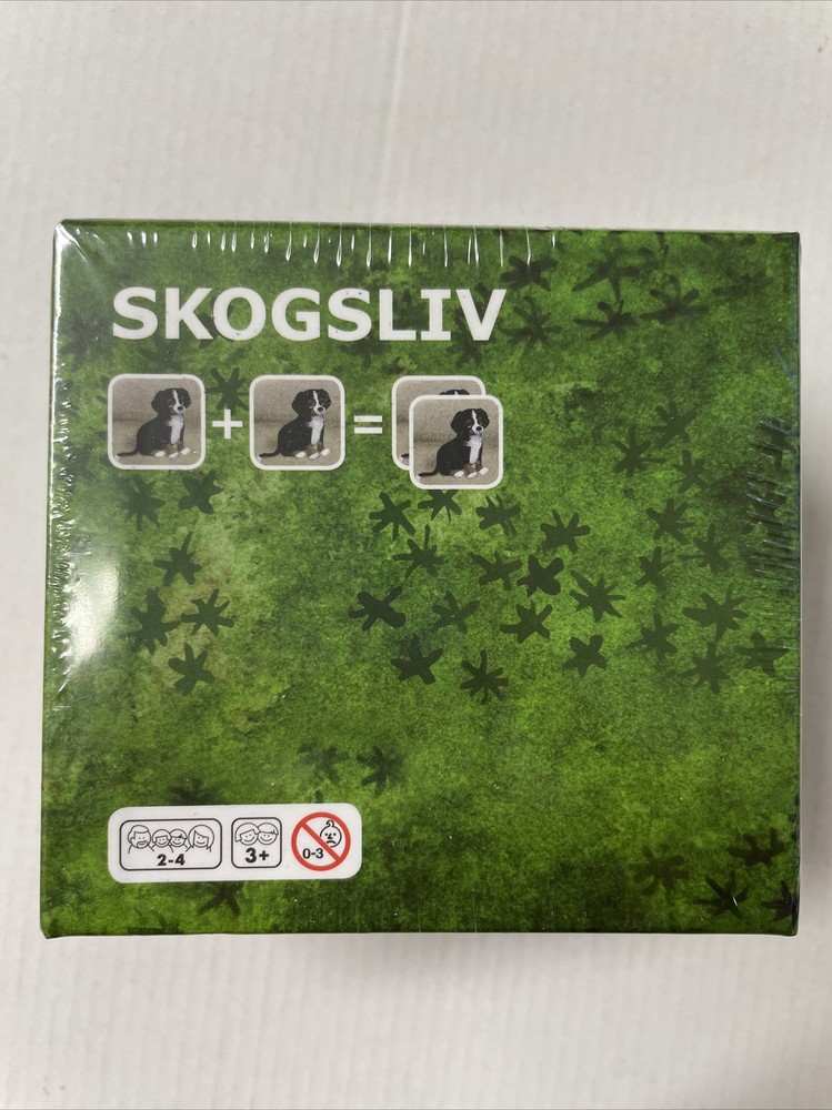 IKEA SKOGSLIV Animal Card Game Kids Family Learning Educational Travel Game Toy