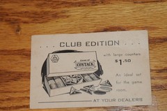 1939 Vintage Antique Parker Brothers Contack Game Exiting Fun Traditional Game*