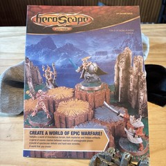 Hero Scape Game Characters (32) + Manual & Extras (Parts From Board Game)