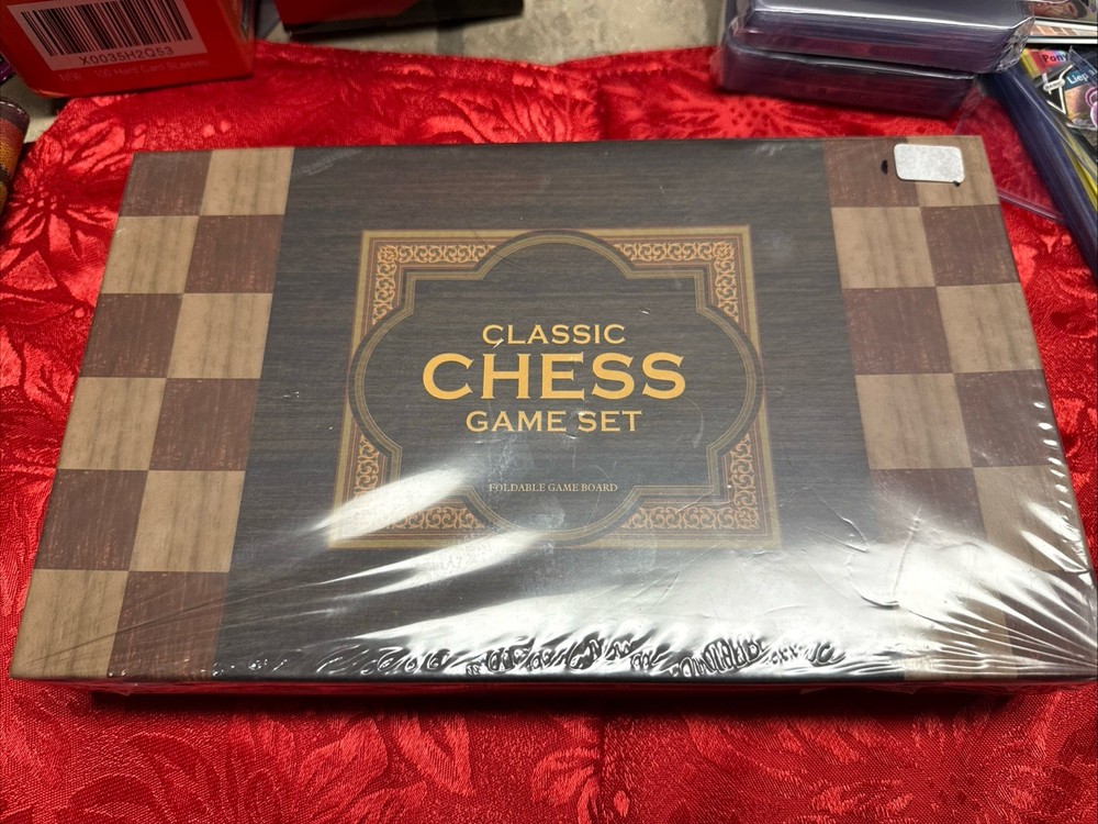 Classic Chess Portable Game Set Foldable Board Brand New Sealed Samsonico USA