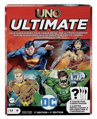 UNO ULTIMATE DC Card Game with Collectible Foil Cards Mattel Games Super Heroes
