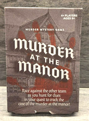 Professor Puzzle Murder at the Manor Board Game Crime Theme Ages 8+ 4 Players