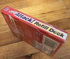 Mattel UNO Attack Refill Deck 112 Game Replacement Cards 2002 NEW Sealed
