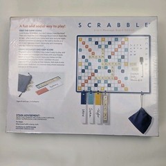 Scrabble 2-in-1 Message Board Edition Magnetic Wood Tiles NEW Sealed Hasbro
