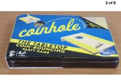 Hasbro Coinhole The Table Top Coin Bouncing Party Game Cornhole(2017) NEW SEALED