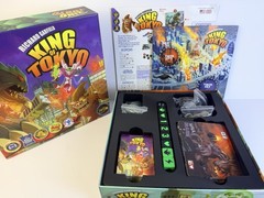 King Of Tokyo Richard Garfield Board Game with Halloween & Power Up Expansions!