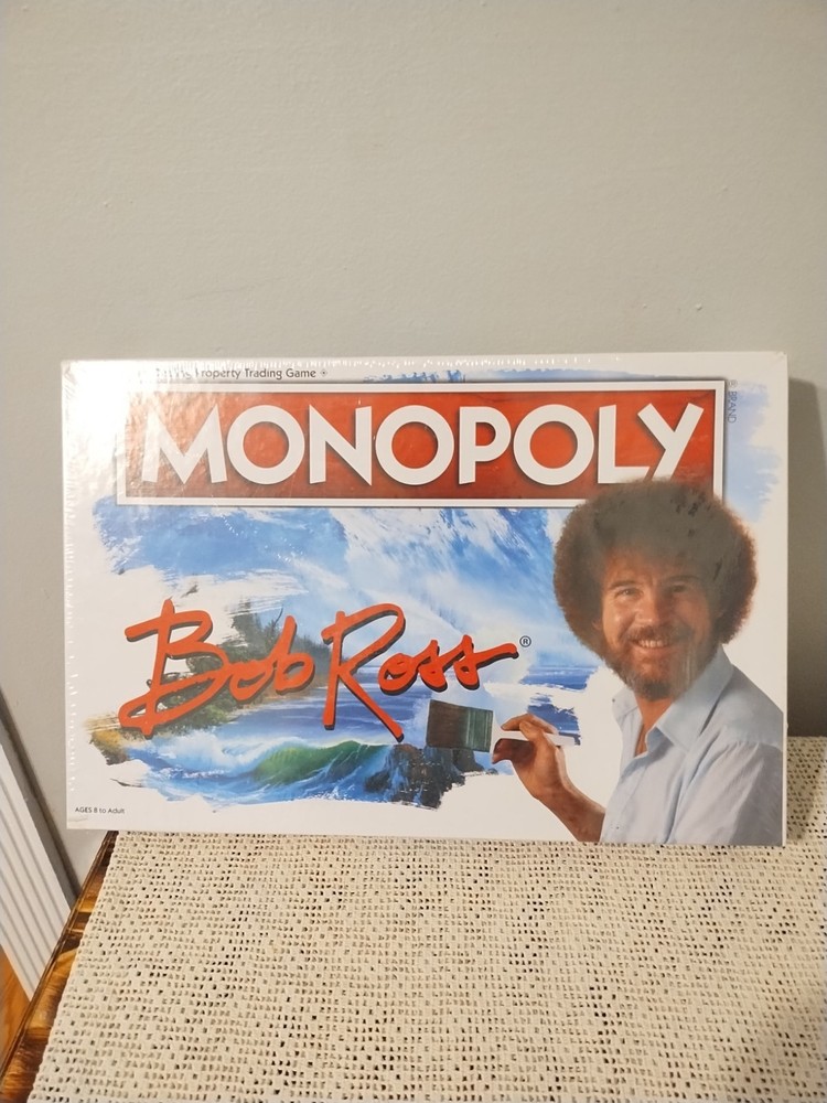 NEW SEALED USAOPOLY: Bob Ross Monopoly Game Collectible NEW