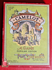 Vintage 1930’s Parker Brothers Camelot Board game Looks Complete