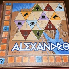 Alexandros Board Game Ages 12+, 2-4 Players, Leo Colvini Conquer Rich Provinces