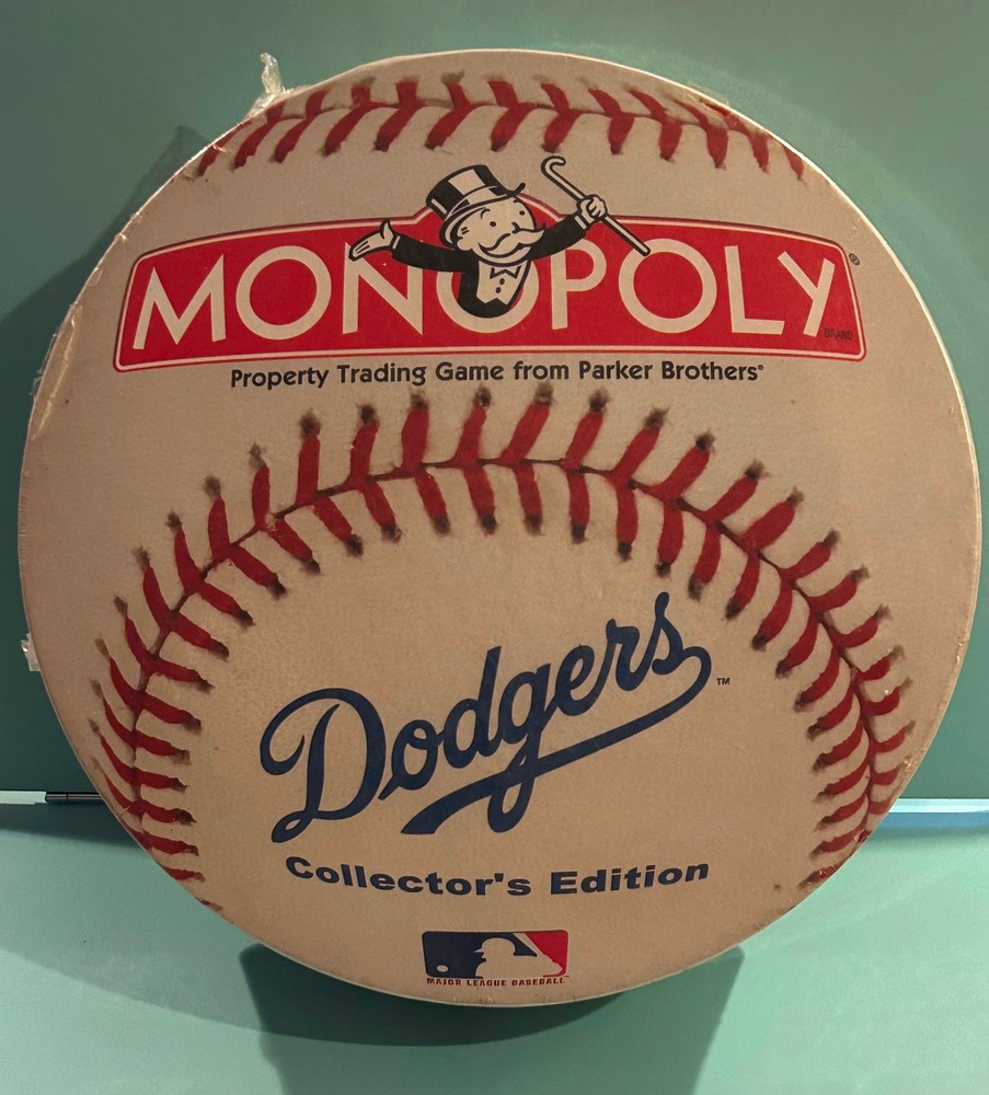 Monopoly LA Dodgers Collector’s Edition – Early Production Round Box – Unopened