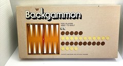 Vintage 1973 Whitman Board Game Backgammon Set Complete Made in USA