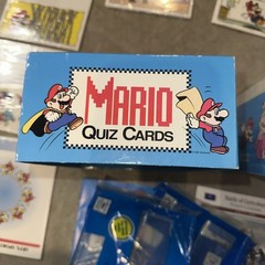 Vintage 1995 Mario Quiz Cards Atlas Editions Factory Sealed Cards Manual Box Ad