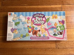 VINTAGE 1993 Littlest Pet Shop A Fun Matching Game COMPLETE Milton Bradley LPS
