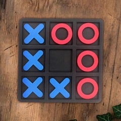 Tic-Tac-Toe Board Game Table Top Games for Kids and Adults 15 x 15cm