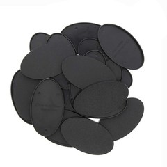 MB875 40pcs Base 75X42mm or 2.95×1.65inch Plastic Model Bases for 75mm*42mm
