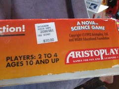 “True Science” Board Game Science Facts Stranger Than Fiction! 1993 Aristoplay