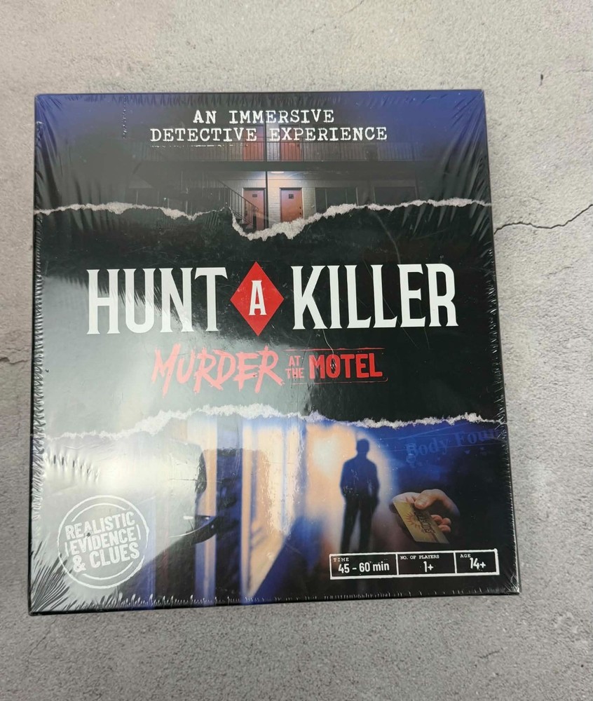 Hunt A Killer – Murder at The Motel Mystery Game – New and Factory Sealed