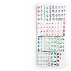 NEW! Vibrant Layered Mahjong Tiles – American Set 160 Tiles – Hot Pink Magenta