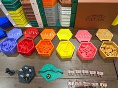 Settlers of Catan 5/6 PLAYER Base Board Game with Magnets 3D Printed