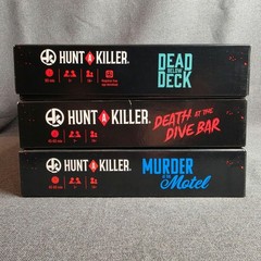 Hunt A Killer Mystery Board Game Lot Dead Below Deck Dive Bar Motel 3 Box Set