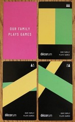 Décorum: Our Family Plays Games Scenario 2023 Kickstarter Exclusive – New!