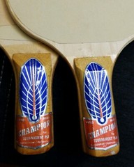 Vintage GOLD Medal De luxe Table Tennis Professional Type TRANSOGRAM CO 1930’s?