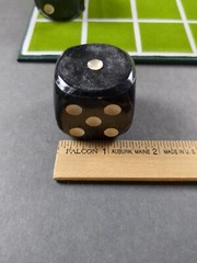 Cube Route Dice Game Vantage Point 1975 Felt Board Jumbo Dice Vintage