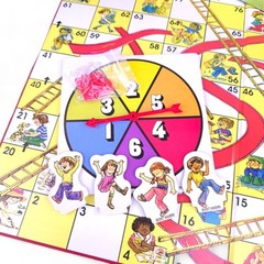 Chutes and Ladders Classic 70’s Edition Board Game Lots of Family Fun Complete